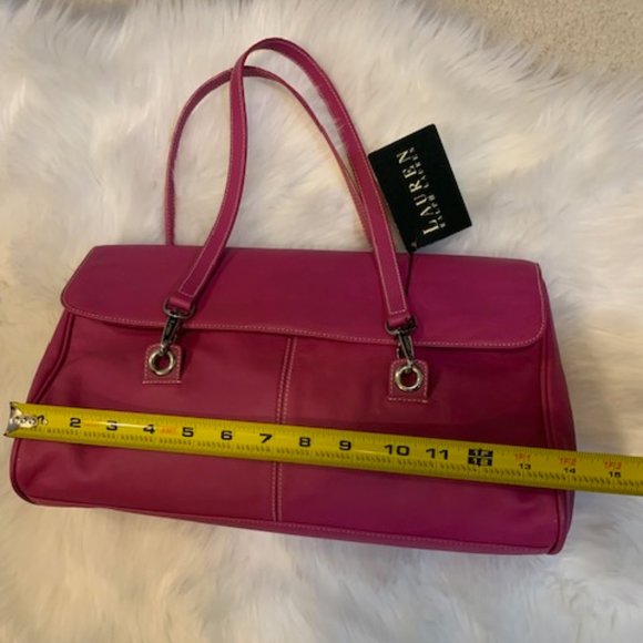 NWT Lauren by Ralph Lauren Leather Handbag - Picture 14 of 14